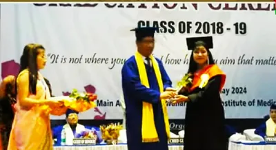 manipur  150 medical students of jnims awarded degrees  medals
