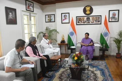 manipur governor meets state s education minister  discusses issues plaguing dm university