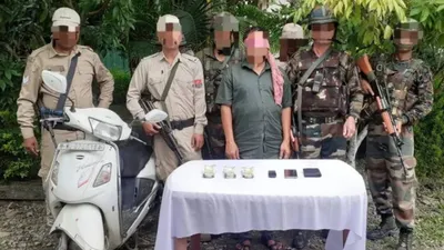 manipur  kcp noyon leader arrested in imphal east