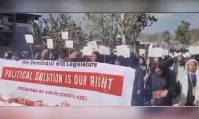 kuki zo groups hold rallies in manipur’s churachandpur demanding union territory status