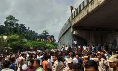 assam meghalaya taxi row escalates  ex minister rakkam sangma’s car blocked at jorabat