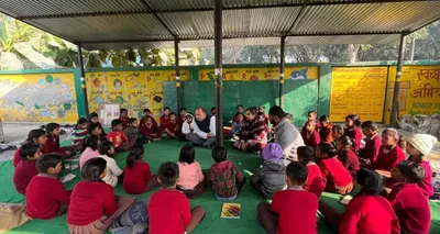 uttar pradesh school achieves 100  attendance through active community participation