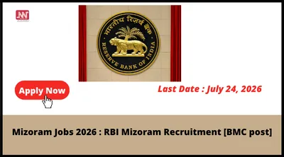 mizoram jobs 2026   rbi mizoram recruitment  bmc post 