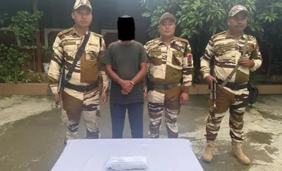 manipur police arrest man for smuggling drugs from myanmar