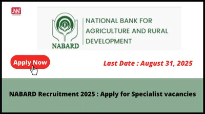 nabard recruitment 2025   apply for specialist  vacancies