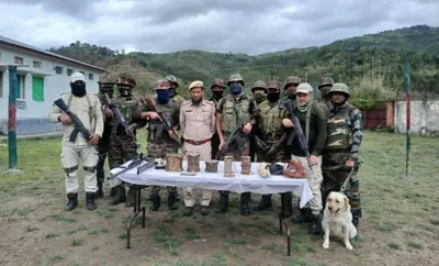 manipur  arms  ammunition and ieds recovered in kangpokpi imphal east
