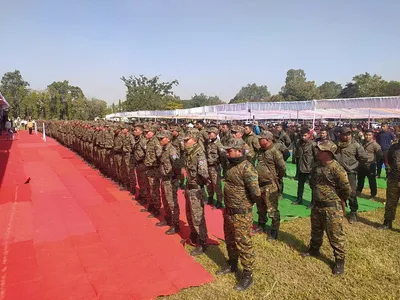 manipur  post peace deal  550 unlf cadres paraded at historic kangla fort