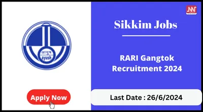 sikkim jobs   rari gangtok recruitment 2024