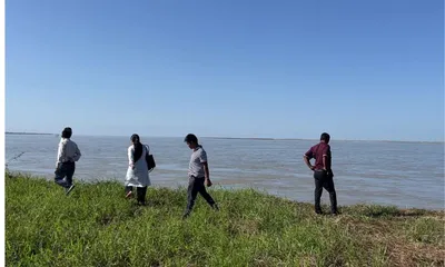 arunachal  adi baane kebang youth wing inspects flood affected villages