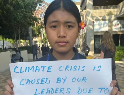 activist licypriya sounds alarm on manipur s climate crisis at un summit