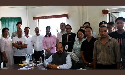 nagaland deputy cm patton conducts surprise inspection of govt offices in wokha