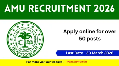 amu recruitment 2026   apply online for over 50 posts