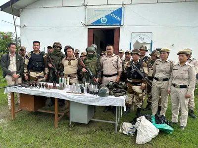 cache of arms  ammunition  and explosives recovered in manipur