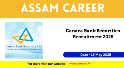 assam career   canara bank securities recruitment 2025