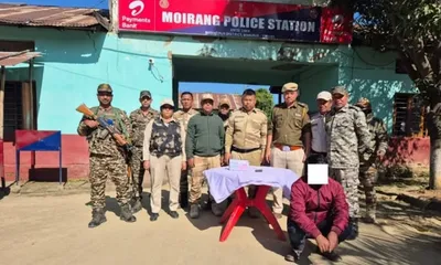 manipur  three arrested with over 1 kg heroin worth rs 10 lakh