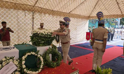 mortal remains of martyr praneswar koch reach assam  state pays tribute