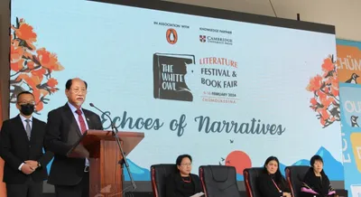 nagaland cm inaugurates ‘the white owl literature festival  amp  book fair’