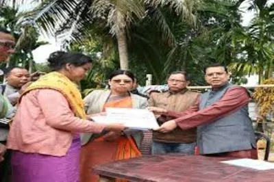 tripura  uttarakhand governments hand over compensation to angel chakma’s family