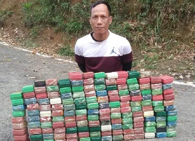 nagaland  dimapur police recover 230 grams of heroin