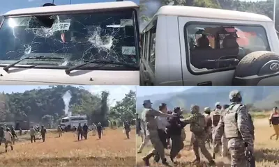 manipur idps clash with security forces while returning home  four injured