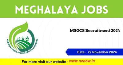 meghalaya jobs   msocb recruitment 2024