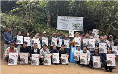 meghalaya  pormawlai village leads the way in clouded leopard conservation