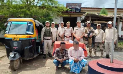 manipur  two arrested with heroin in kakching