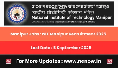manipur jobs   nit manipur recruitment 2025