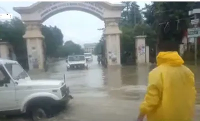 manipur  floods disrupt emergency services at jnims hospital in imphal east