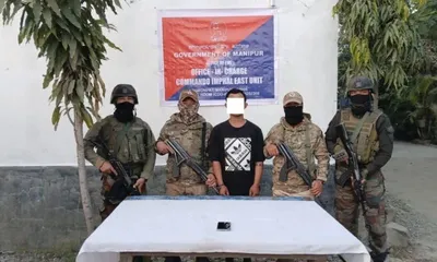 manipur  unlf k cadre arrested in joint operation in imphal east