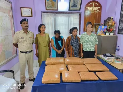 tripura  two women held with cannabis worth rs 3 lakh