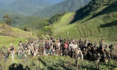 manipur  72 acres of poppy fields worth rs 1 75 crore in opium destroyed