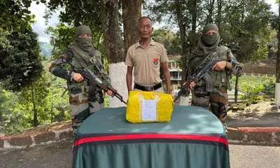 mizoram  assam rifles seize meth worth rs  20 61 cr in khawzawl