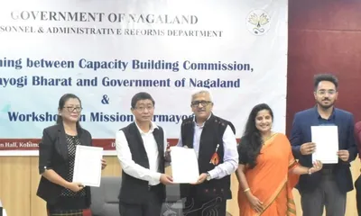 nagaland signs mou with capacity building commission to build competent civil service
