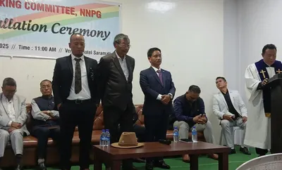 nagaland  nnpg consecrate its new working committee convener