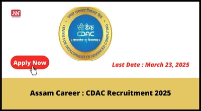 assam career   cdac recruitment 2025