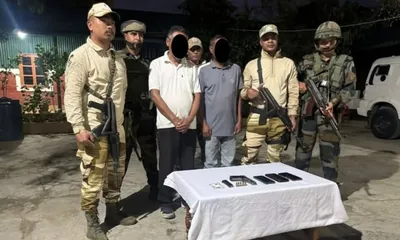 manipur  two unlf p cadres arrested with arms and ammunition in thoubal