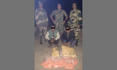 bsf and mizoram officials seize drugs worth rs 26 crore in major drug bust