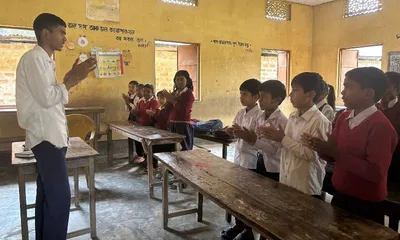 beyond textbooks  assam students inspire school hygiene drive