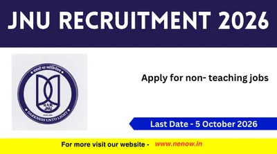 jnu recruitment 2026   apply for non  teaching jobs