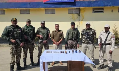 manipur  explosives neutralised along indo myanmar border  20 acres of poppy destroyed