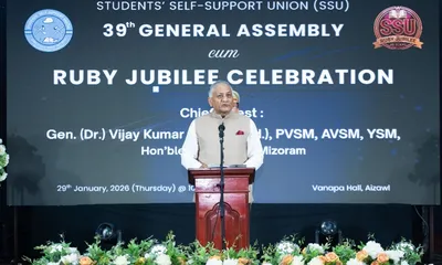 mizoram governor hails youth as key drivers of vikshit bharat vision