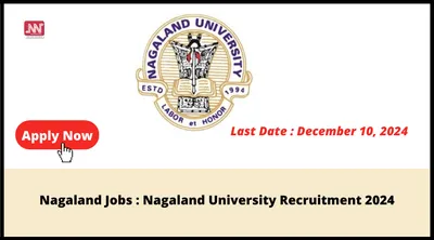 nagaland jobs   nagaland university recruitment 2024