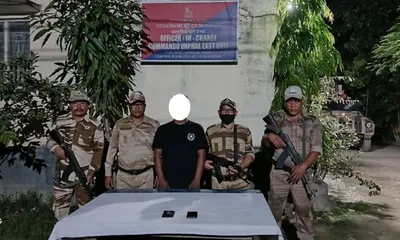 manipur police arrest nrfm cadre involved in ransom abduction  arms transport