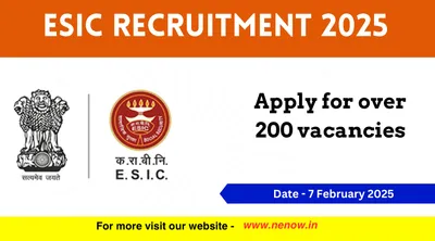 esic recruitment 2025   apply for over 200 vacancies