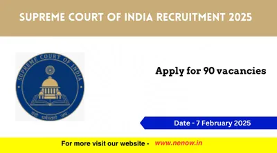 supreme court of india recruitment 2025   apply for 90 vacancies