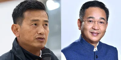 sikkim cm takes jibe at bhaichung bhutia  amp  sdf during election rally