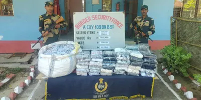 tripura  bsf thwarts smuggling attempt  ig reviews border ops 