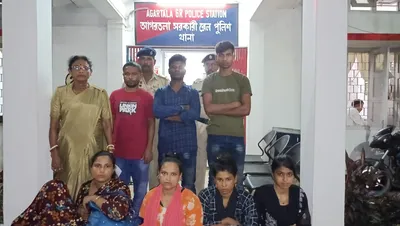 11 bangladeshi nationals held in tripura