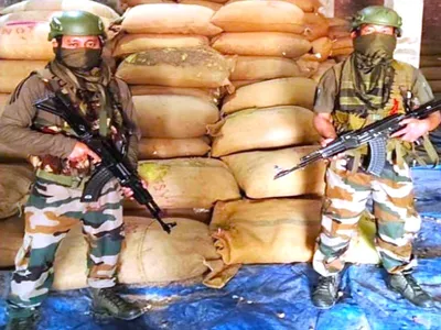 mizoram  myanmar national among 3 held with contraband items